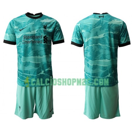 Liverpool Bambino Maglia Trasferta 2020/2021 Manica Corta (+ Pantaloncini)